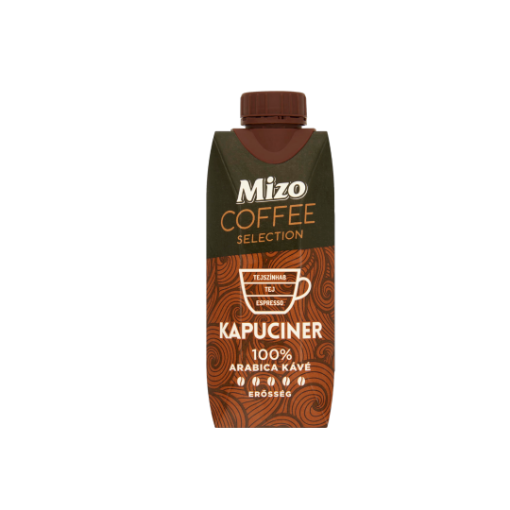 Mizo Coffee Selection Kapuciner UHT félzsíros kávés tej 330 ml
