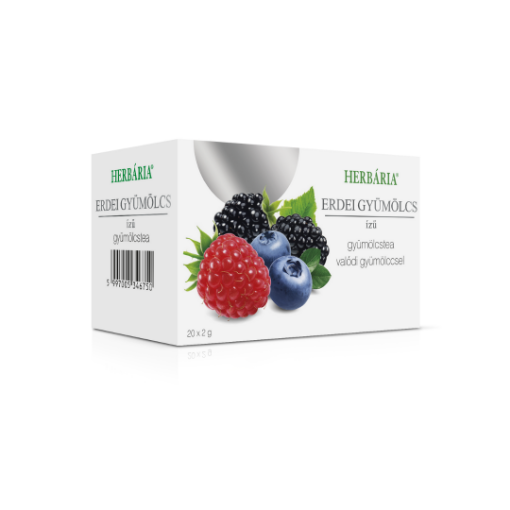 HERBÁRIA Gyümölcs tea erdei gyümölcs filteres 20db/doboz képe