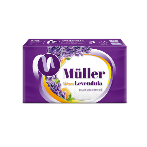 Müller mézes levendula papír zsebkendő