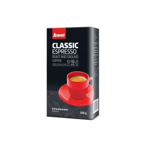 Bravos Classic Espresso őrölt, pörkölt kávé 250 g képe