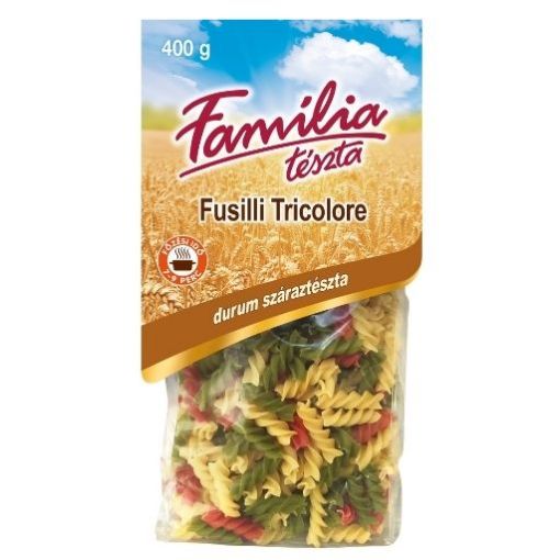 Família Durum Fusilli tricolore - 400g képe