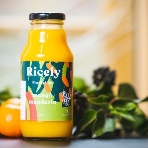 Ricely – rizsalapú gyümölcs smoothie mangó mandarin - 330ml képe