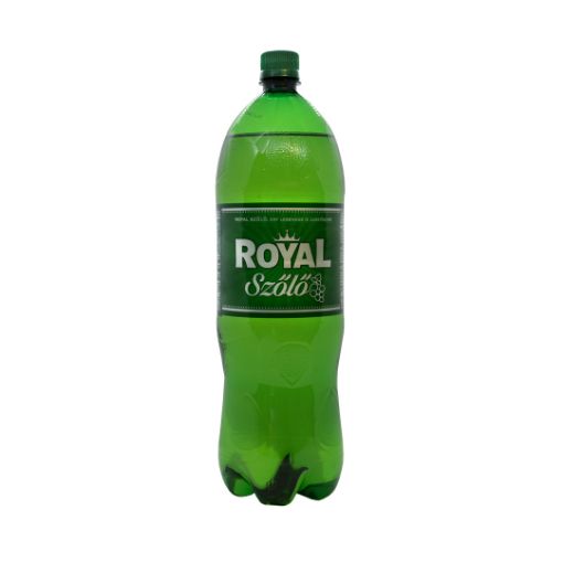 Royal szőlő szénsavas üdítő italcukorral és édesítőszerrel 2l képe