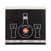 Zwack Unicum gyógynövénylikőr + 2 pohár fém díszdobozban 40% 0,5 l képe