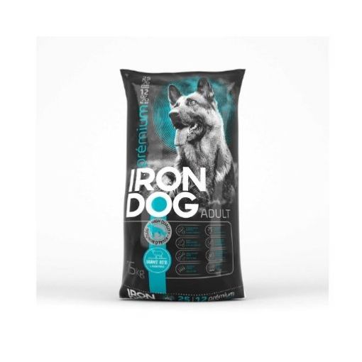 HUN-PET Iron Dog Prémium bárány + rizs száraz kutyaeledel - 15kg képe