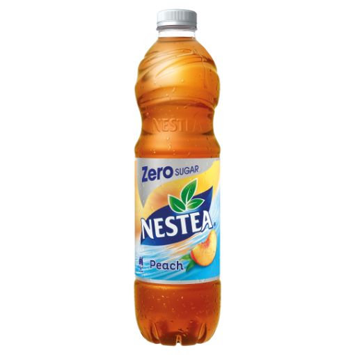 Nestea Zero őszibarack ízű cukormentes tea üdítőital édesítőszerekkel 1,5 l képe