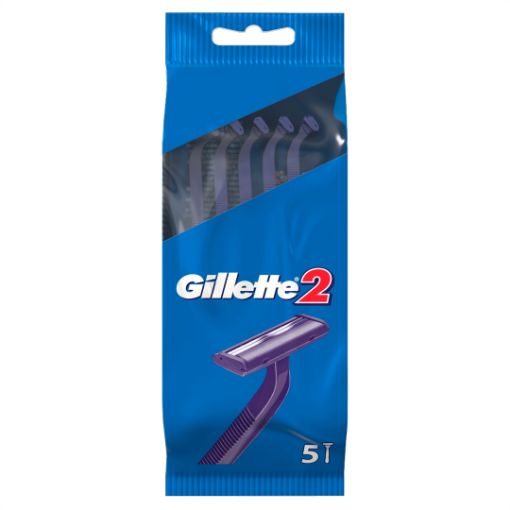 Gillette 2 Eldobható Férfi Borotva 5 db képe