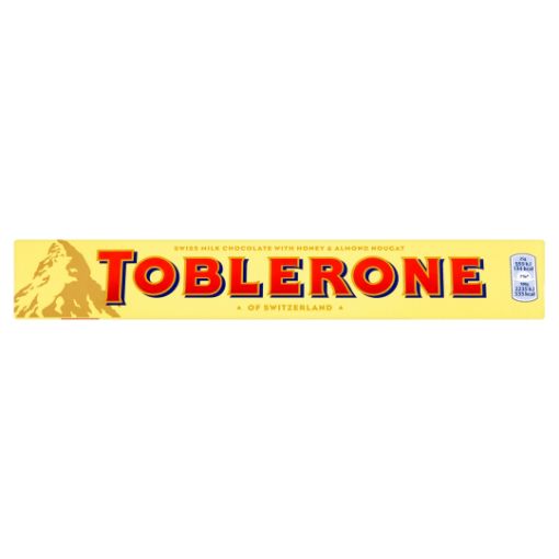 Toblerone svájci tejcsokoládé mézzel és mandulával 100 g képe