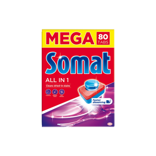 Somat All in 1 mosogatógép tabletta 80 db képe
