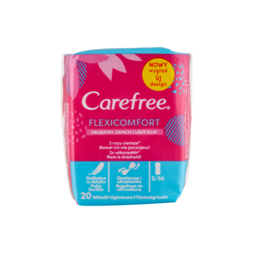 Carefree FlexiComfort tisztasági betét lágy illattal 20 db képe
