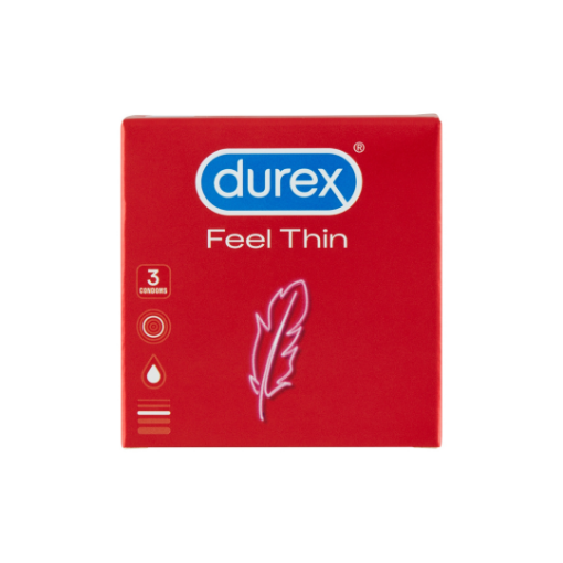 Durex Feel Thin óvszer 3 db képe