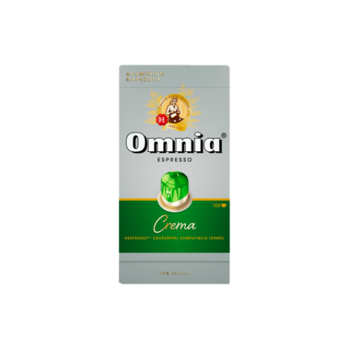 Douwe Egberts Omnia Espresso Crema őrölt pörkölt kávé kapszulában 10 db képe