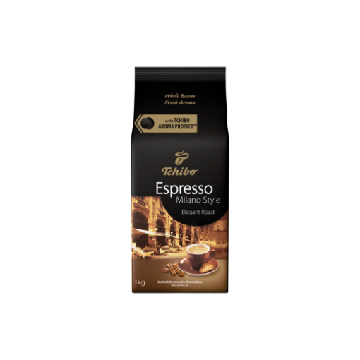 Tchibo Espresso Milano Style szemes, pörkölt kávé 1 kg képe