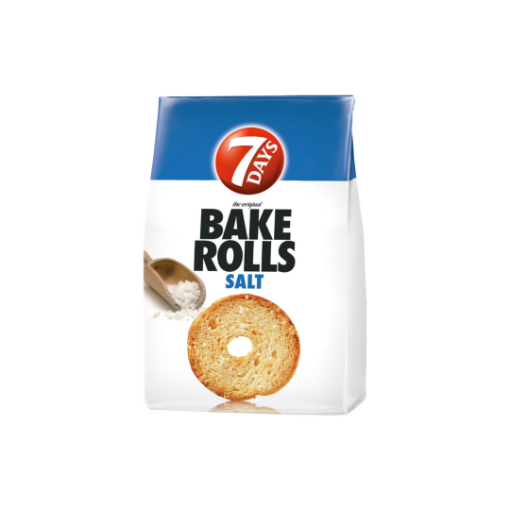 7DAYS Bake Rolls sós kétszersült 80 g képe