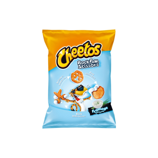 Cheetos Rock, Paw, Scissors tejfölös ízű kukoricasnack 85 g képe