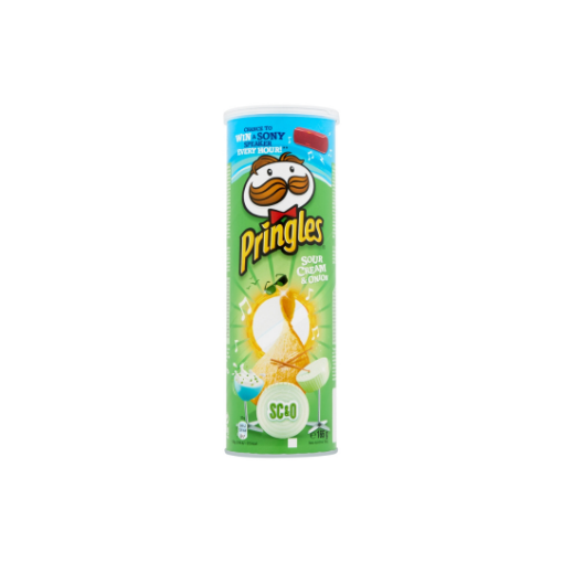 Pringles hagymás­tejfölös ízesítésű snack 165 g képe