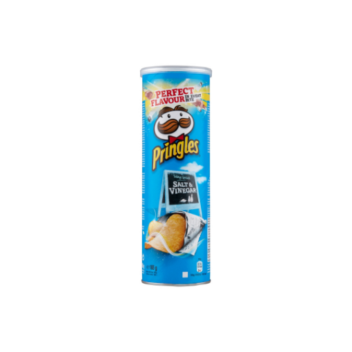 Pringles sós és ecetes ízesítésű snack 165 g képe