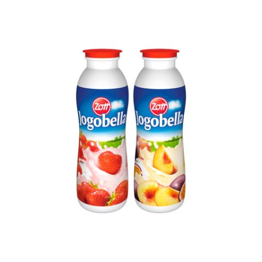 Zott Jogobella joghurtos ital 250 g, őszibarack,-maracuja , eper képe