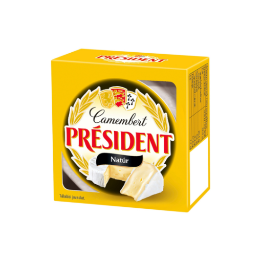 Président natúr camembert sajt 90 g képe