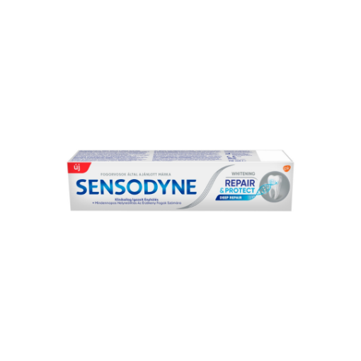 Sensodyne Whitening Repair & Protect fluoridos fogkrém 75 ml képe
