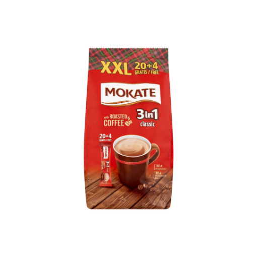 Mokate 3in1 Classic azonnal oldódó kávéspecialitás 24 db 408 g képe
