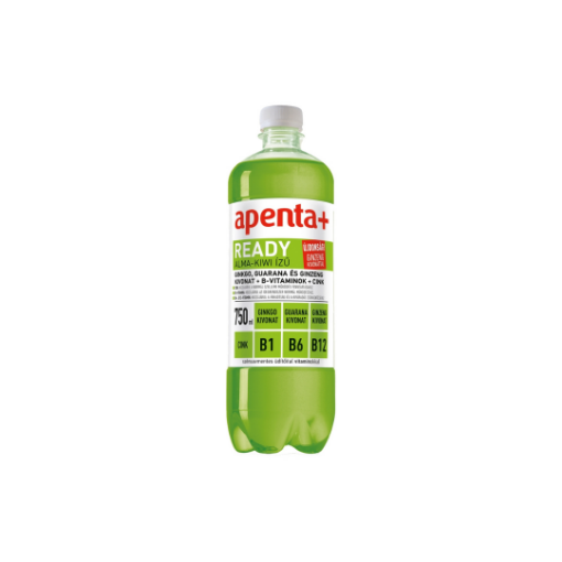 Apenta+ Ready alma­-kiwi ízű szénsavmentes energiaszegény üdítőital vitaminokkal 750 ml képe