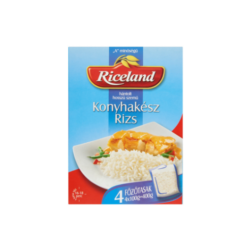 Riceland Konyhakész rizs "A" minőségű hántolt hosszú szemű 4 x 100 g képe