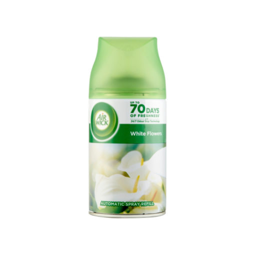 Air Wick Freshmatic Fehér virágok automata légfrissítő spray utántöltő 250 ml képe