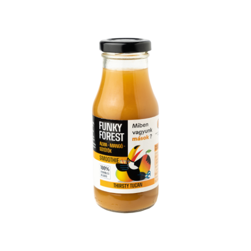 Funky Forest 100%-os alma, mangó, sütőtök, gyömbér smoothie (Thirsty Tucan) 250ml képe