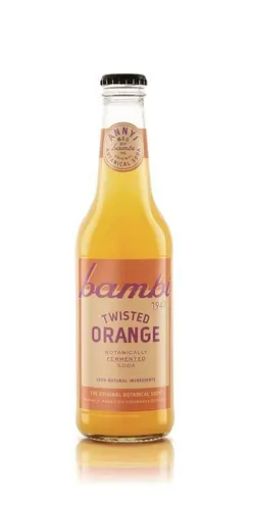 BAMBI Twisted Orange prémium kraft üdítőital 330 ml képe
