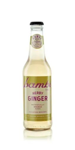 BAMBI Herby Ginger prémium fermentált üdítőital 330 ml képe