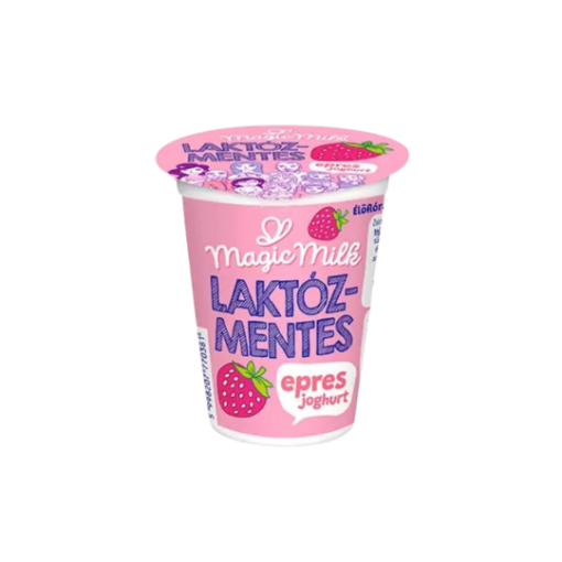 Magic Milk Laktózmentes joghurt eperrel 150 g képe