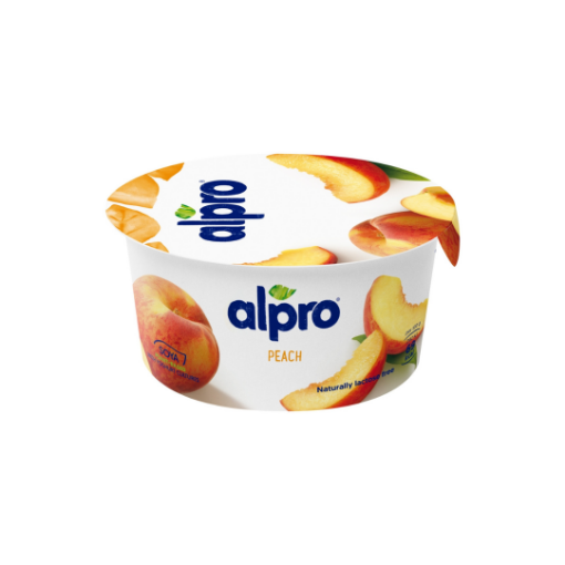 ALPRO őszibarackos szójagurt joghurt kultúrával 150 g képe