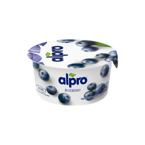 ALPRO kékáfonyás szójagurt joghurt kultúrával 150 g képe