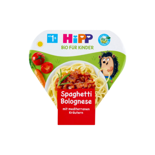 HiPP BIO bolognai spagetti tésztakészítmény marhahússal 1 éves kortól gyerekeknek 250 g képe