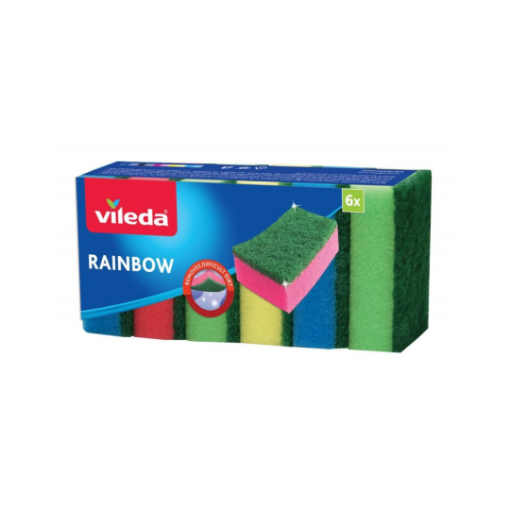 Vileda Rainbow mosogatószivacs 6 db-os képe