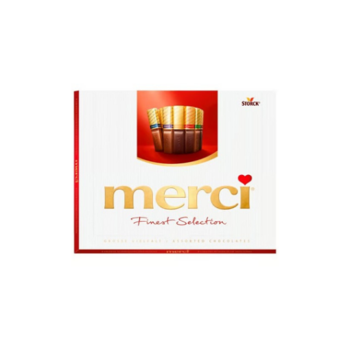 Merci Finest Selection 8 (piros) csokoládékülönlegesség 400 g képe