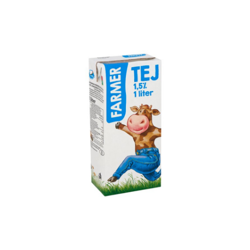 Farmer UHT zsírszegény tej 1,5% 1 l képe