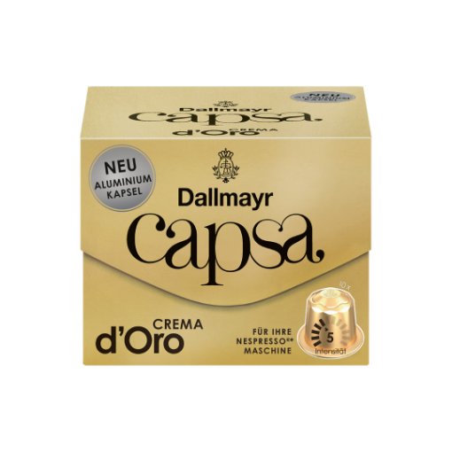 Dallmayr Capsa Lungo Crema d'Oro kávékapszula (10*5.6g) képe