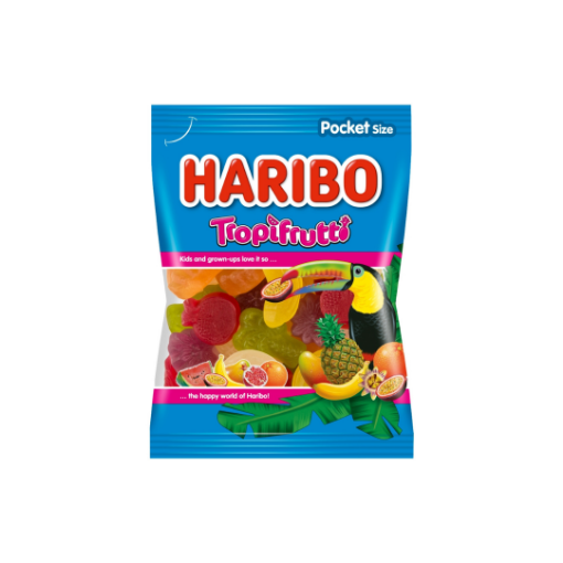 Haribo Tropifrutti gyümölcsízű gumicukorka 100 g képe