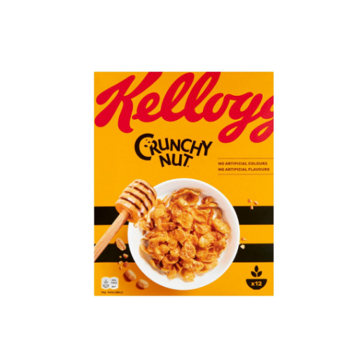 Kellogg's Crunchy Nut ropogós kukoricapehely földimogyoróval 375 g képe