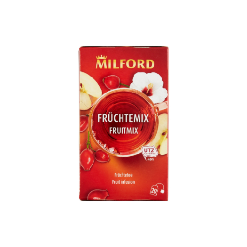 Milford Fruitmix vegyes gyümölcs ízű gyümölcstea-keverék 20 filter 45 g képe