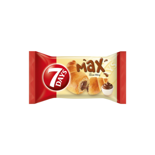 7DAYS Max croissant kakaós töltelékkel 80 g képe