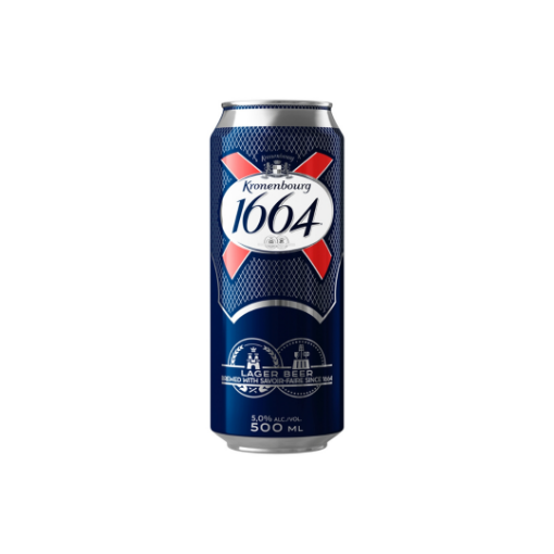 Kronenbourg 1664 világos sör 5% 500 ml képe