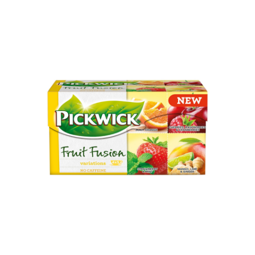 Pickwick Fruit Fusion gyümölcs- és gyógynövénytea variációk "SÁRGA" 20 filter 37,5 g képe