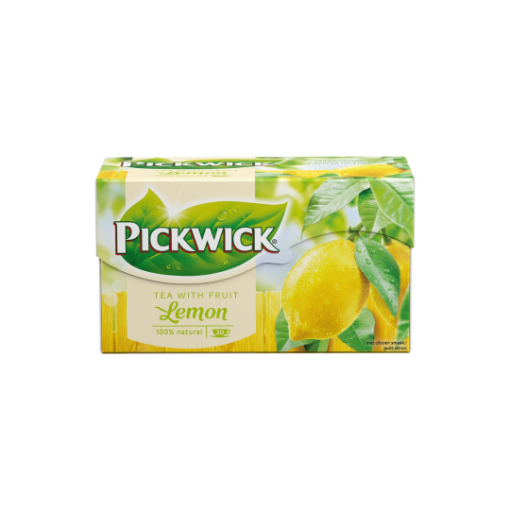 Pickwick citromízű fekete tea citromhéjjal 20 filter 30g képe