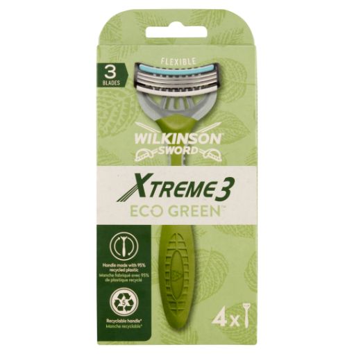 Wilkinson Sword Xtreme3 Beauty Eco-­Green 3 pengés eldobható borotva 4 db képe