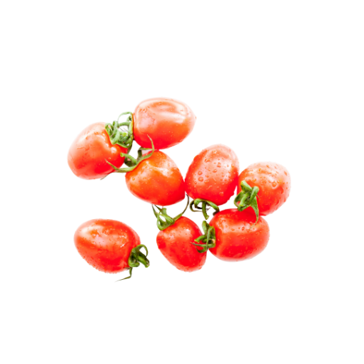 Mini paradicsom, szilva alakú, piros színű, 500g képe