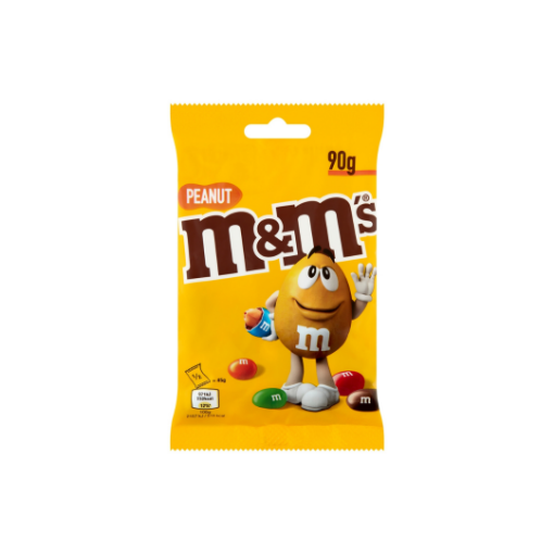 M&M's földimogyorós drazsé tejcsokoládéban, cukorbevonattal 90 g képe