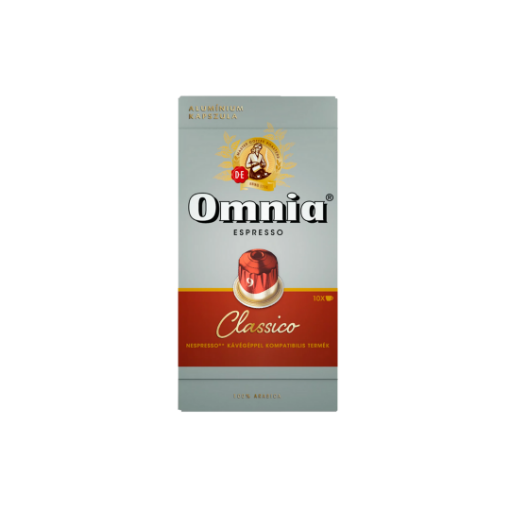 Douwe Egberts Omnia Espresso Classico őrölt-pörkölt kávé kapszulában 10 db 52 g képe